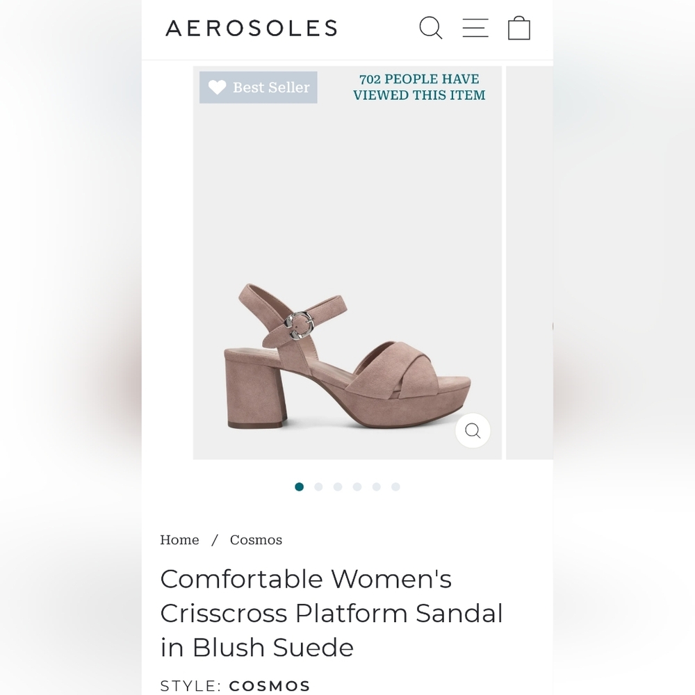Aerosoles Platform Sandal